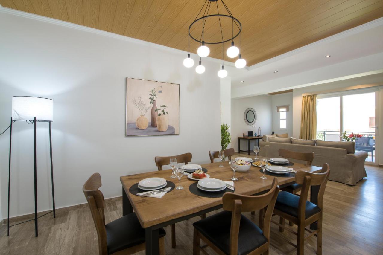 G & E Apartment Kíssamos Eksteriør bilde