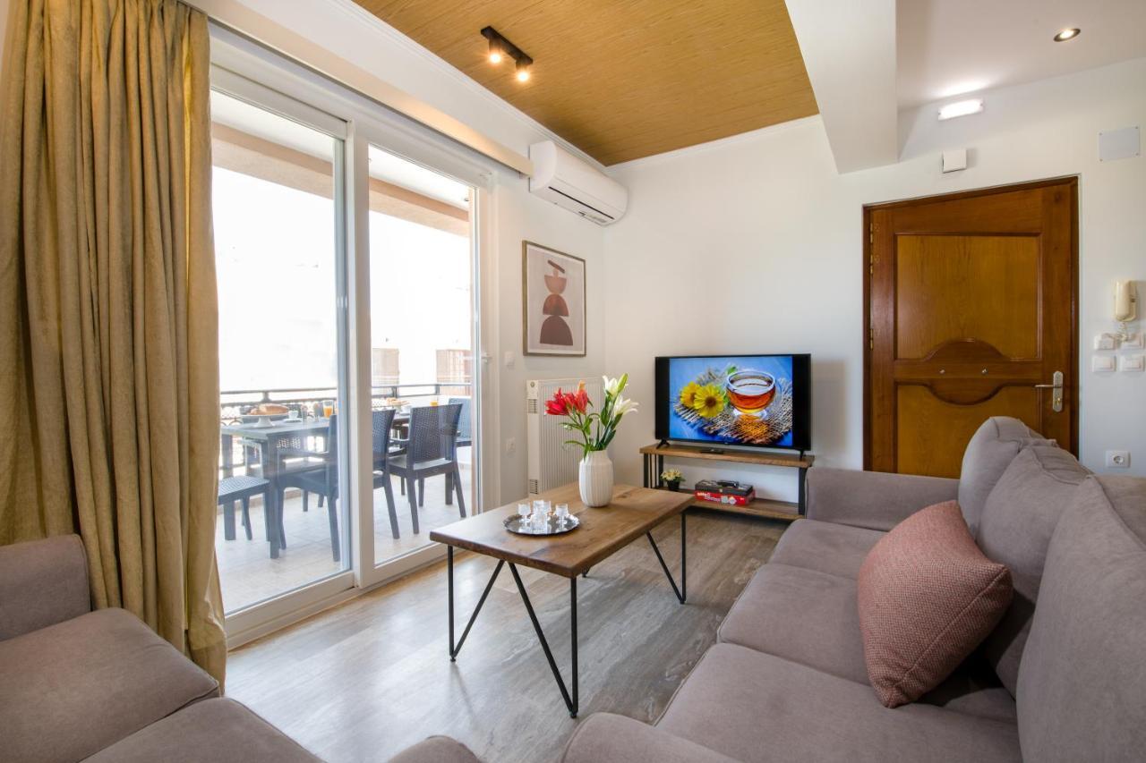 G & E Apartment Kíssamos Eksteriør bilde